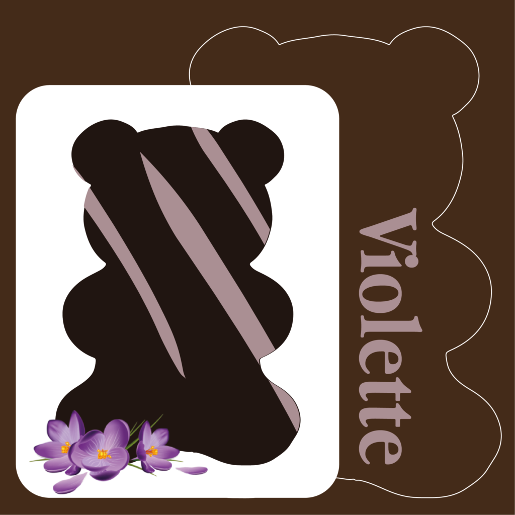 Ourson Guimauve Violette